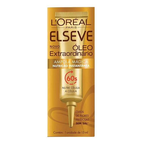Ampola Mágica Capilar Elseve Óleo Extraordinário 15ml Ampola Mágica Capilar Elseve Óleo Extraordinário 15ml