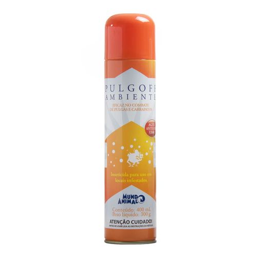 Antipulgas e Carrapatos Pulgoff Ambiente Mundo Animal - 400ml