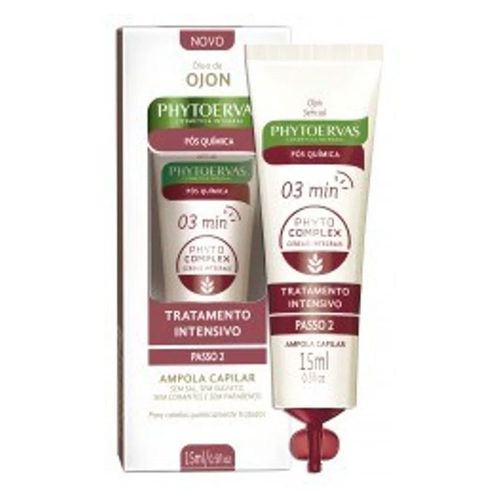 Ampola Phytoervas Pós-Química 15ml