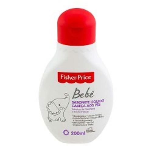 Sabonete Líquido Cabeça aos Pés Bebê Fisher Price 200ml