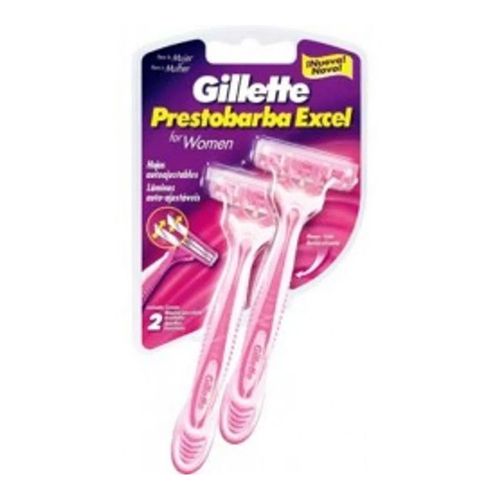 Aparelho de Barbear Gillette Prestobarba Excel Feminino - 2 Unidades Aparelho de Barbear Gillette Prestobarba Excel Feminino - 2 Unidades
