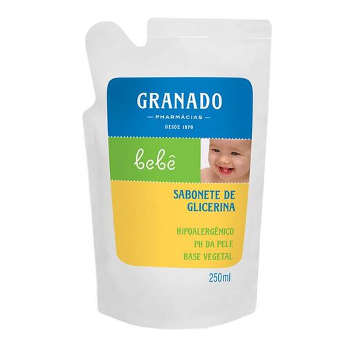 Sabonete Líquido Granado Bebê Tradicional Refil 250ml