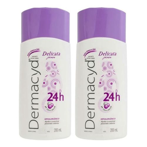 Sabonete Líquido Íntimo Dermacyd Delicata 200ml C/ 2 Unidades Sabonete Líquido Íntimo Dermacyd Delicata 200ml C/ 2 Unidades