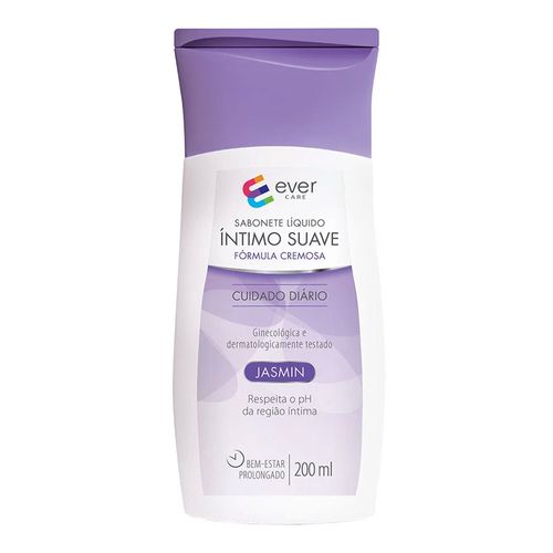 Sabonete Líquido Íntimo Suave Ever Care Jasmin 200ml Sabonete Líquido Íntimo Suave Ever Care Jasmin 200ml