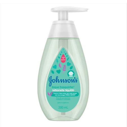 Sabonete Líquido Johnson's Baby Toque Fresquinho 200ml Sabonete Líquido Johnson's Baby Toque Fresquinho 200ml