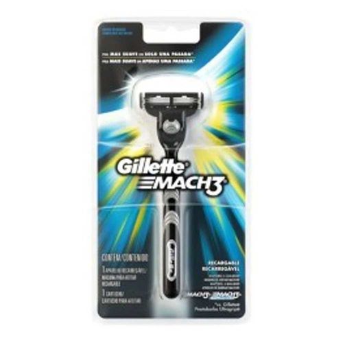 Aparelho de Barbear Gillette Mach 3 Rec 1 Unidade Aparelho de Barbear Gillette Mach 3 Rec 1 Unidade