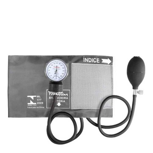 Aparelho De Pressão Aneróide Grafite Premium Aparelho De Pressão Aneróide Grafite Premium