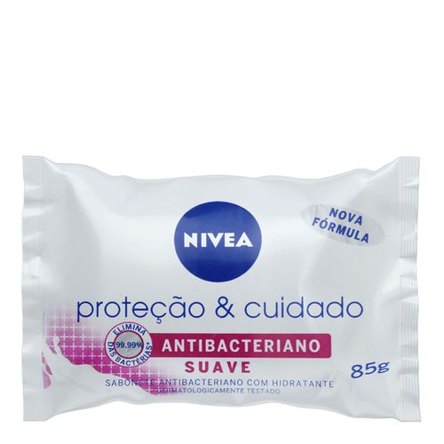 Sabonete Nivea Antibacteriano Suave 85g Sabonete Nivea Antibacteriano Suave 85g