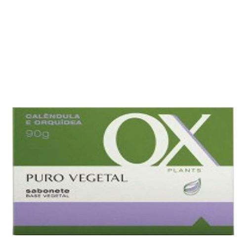 Sabonete OX Plants Calêndula e Orquídea 90g Sabonete OX Plants Calêndula e Orquídea 90g
