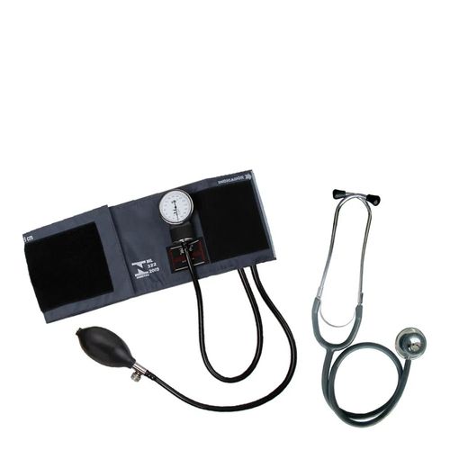 Aparelho De Pressão Com Estetoscópio Duplo Cinza Cj0726 Bic Aparelho De Pressão Com Estetoscópio Duplo Cinza Cj0726 Bic