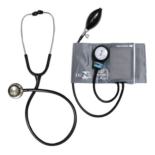Aparelho De Pressão Com Estetoscópio Inox Master Duplo Cinza Cj0933 Bic Aparelho De Pressão Com Estetoscópio Inox Master Duplo Cinza Cj0933 Bic