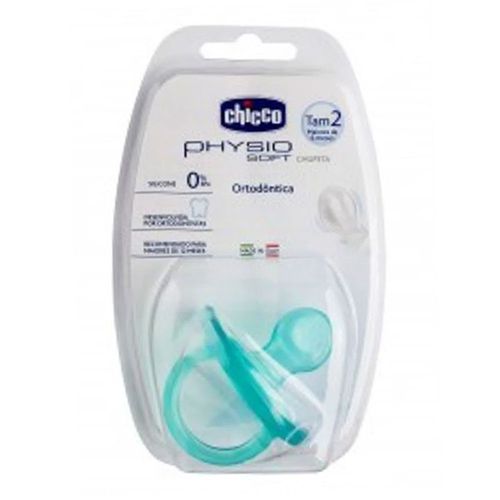 Chupeta Chicco Physio Soft Ortodôntica Nº 2 Azul 12m+