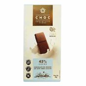 Chocolate 45% Cacau Ao Leite, Zero Açúcar - Choc Chocolates - 80g