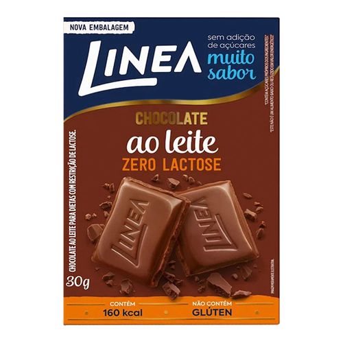 Chocolate Ao Leite Línea Zero Lactose 30g Chocolate Ao Leite Línea Zero Lactose 30g