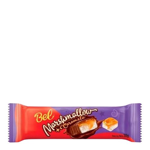 Chocolate Bel Marshmallow Com Caramelo 30g Chocolate Bel Marshmallow Com Caramelo 30g