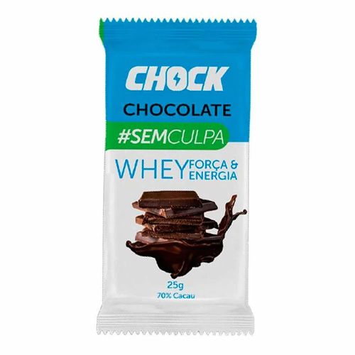 Chocolate com Whey - Chock - 25g Chocolate com Whey - Chock - 25g