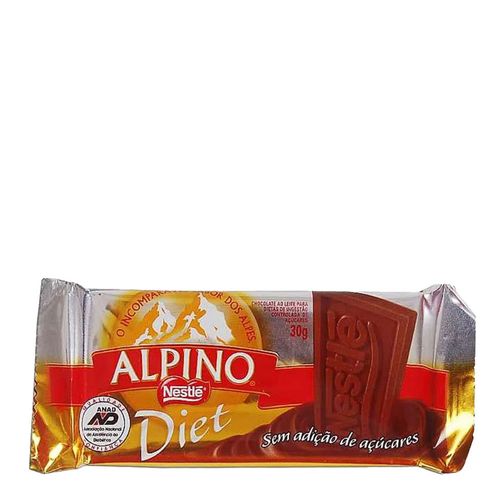 Chocolate Nestlé Alpino Diet 30g Chocolate Nestlé Alpino Diet 30g