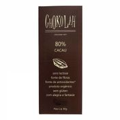 Chocolate Orgânico 80% Cacau - Chokolah - 80g