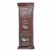 Chocolate Orgânico Amargo 70% Cacau - Chokolah - 20g