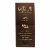 Chocolate Orgânico Amargo 70% Cacau - Chokolah - 80g