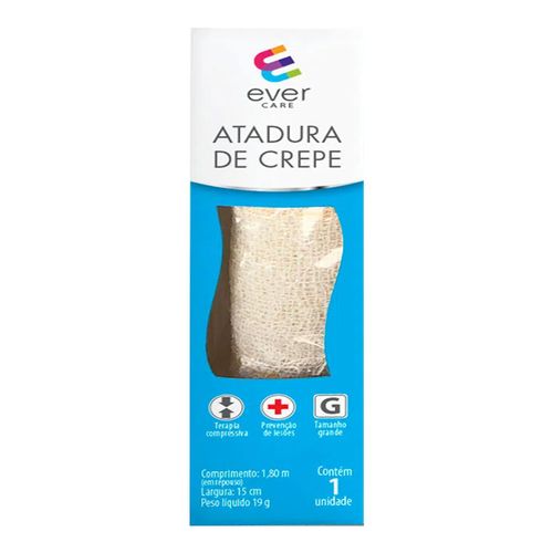 Atadura Crepe Ever Care 15cm Atadura Crepe Ever Care 15cm