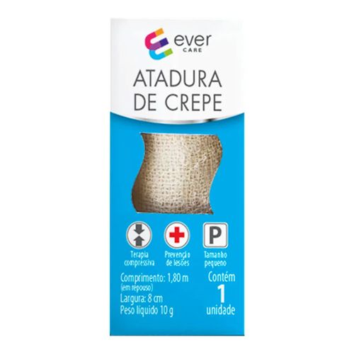 Atadura Crepe Ever Care 8cm Atadura Crepe Ever Care 8cm