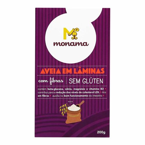 Aveia em Lâminas - Monama - 200g Aveia em Lâminas - Monama - 200g