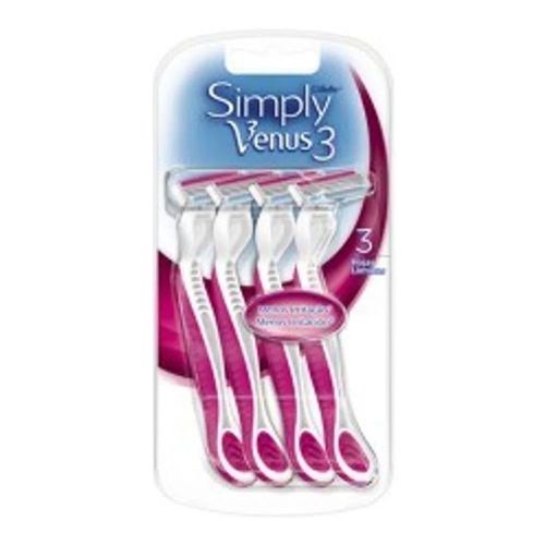 Aparelho Depilatório Gillette Venus 3 c/4 Aparelho Depilatório Gillette Venus 3 c/4