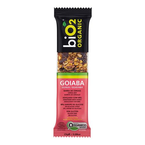 Barra de Cereais biO2 Organic Goiaba 25g Barra de Cereais biO2 Organic Goiaba 25g