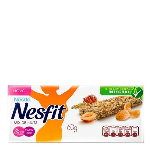 Barra de Cereais Nesfit Mix de Nuts 20g 3 Unidades Barra de Cereais Nesfit Mix de Nuts 20g 3 Unidades