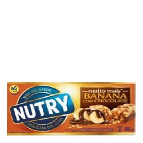 Barra de Cereal Nutry Banana com Chocolate C/ 3 Unidades Barra de Cereal Nutry Banana com Chocolate C/ 3 Unidades