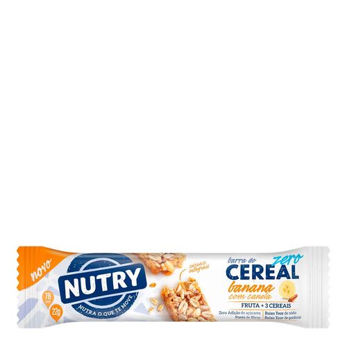 Barra de Cereal Nutry Zero Banana Com Canela 22g Barra de Cereal Nutry Zero Banana Com Canela 22g