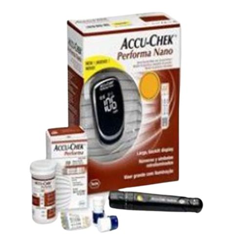 Aparelho Monitor de Glicemia Accu-Chek Performa Nano Kit Aparelho Monitor de Glicemia Accu-Chek Performa Nano Kit
