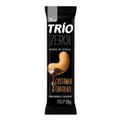 Barra de Cereal Trio Zero Açúcar Castanha e Chocolate 20g
