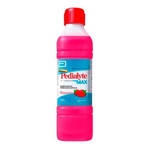 Pedialyte Max Morango 500ml Pedialyte Max Morango 500ml