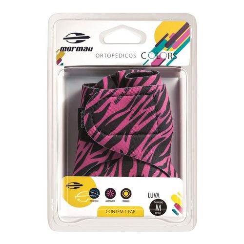 Luva Colors Zebra Pink Mormaii Luva Colors Zebra Pink Mormaii