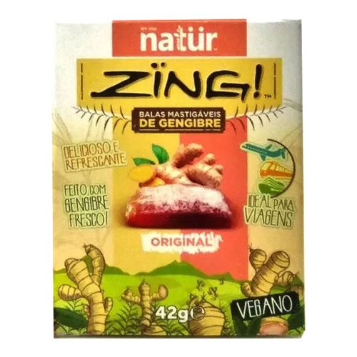 Bala de Gengibre Zing Original 42g Bala de Gengibre Zing Original 42g