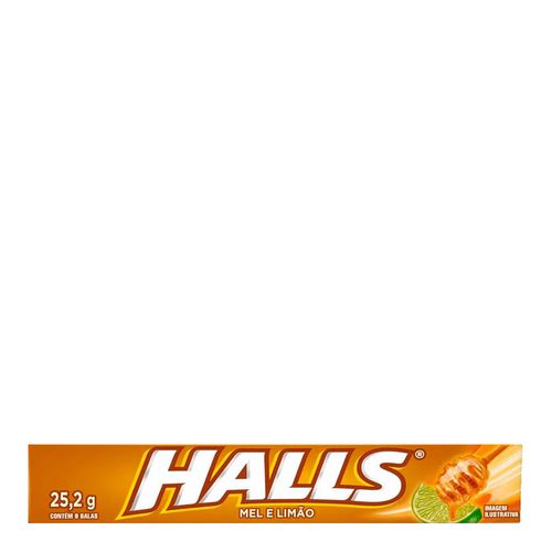 Bala Halls Mel e Limão 12 Drops 25,2g