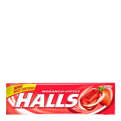 Bala Halls Morango 34g Bala Halls Morango 34g