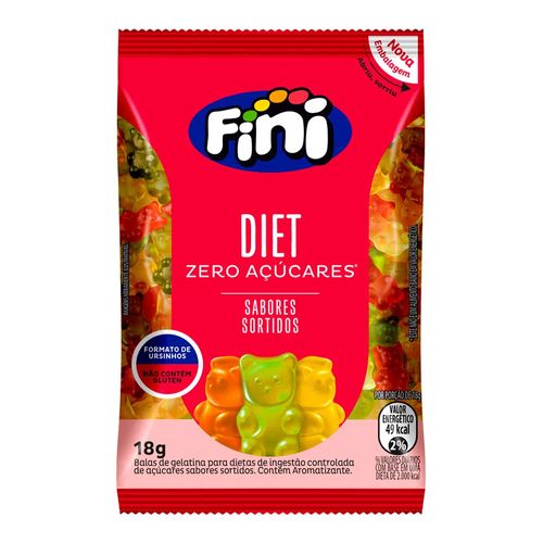 Balas de Gelatina Fini Diet 18g