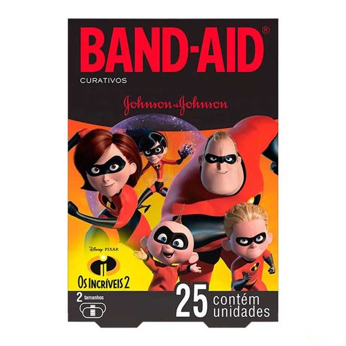 Band-Aid Os Incríveis Com 25 Unidades Band-Aid Os Incríveis Com 25 Unidades