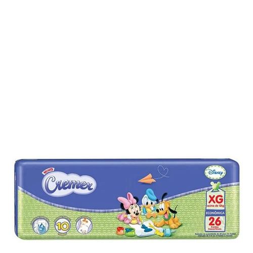 Fralda Descartável Cremer Disney Baby Econômica XG 26 Unidades Fralda Descartável Cremer Disney Baby Econômica XG 26 Unidades