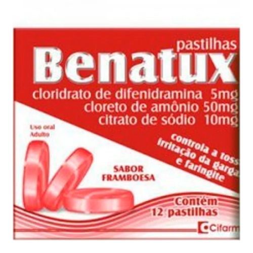 Benatux Framboesa Grb 12 Pastilhas Benatux Framboesa Grb 12 Pastilhas