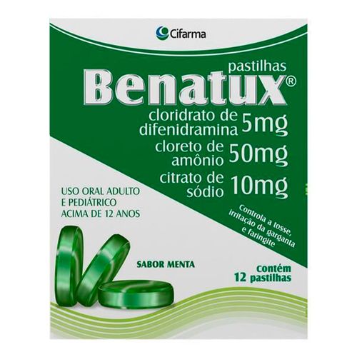 Benatux Menta Grb 12 Pastilhas Benatux Menta Grb 12 Pastilhas