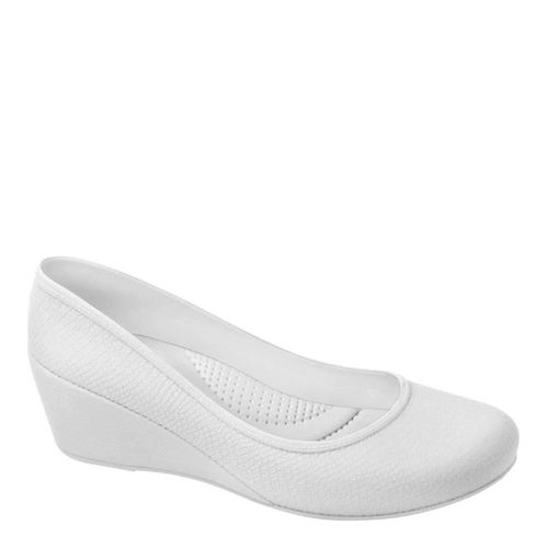 Sapato Profissional Feminino Caren Branco Boa Onda