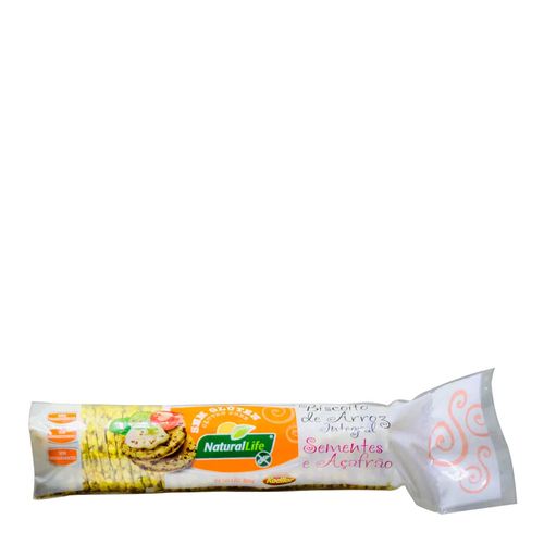 Biscoito Arroz Integral, Sementes e Açafrão - Kodilar - 80g