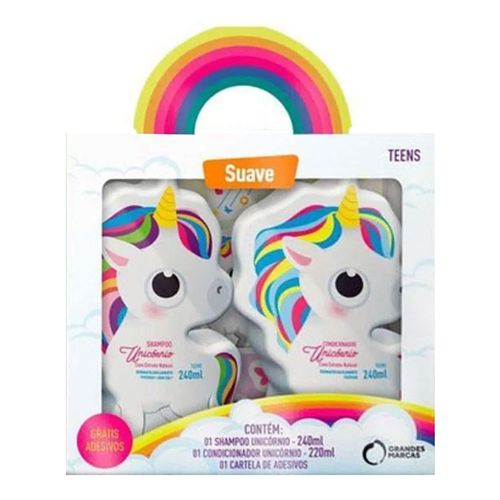 Kit Shampoo Biotropic Unicórnio Suave 240ml + Condicionador 220ml Kit Shampoo Biotropic Unicórnio Suave 240ml + Condicionador 220ml