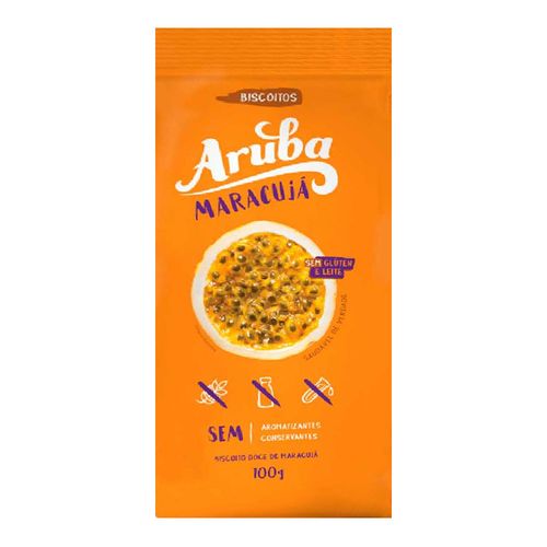Biscoito de Maracujá sem Glúten - Aruba - 100g Biscoito de Maracujá sem Glúten - Aruba - 100g