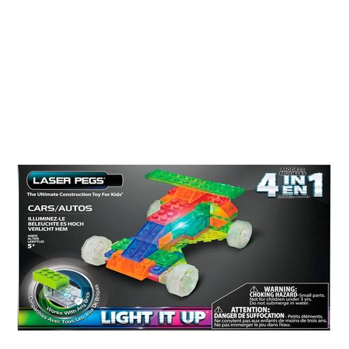 Blocos de Montar 4 em 1 Carros Laser Pegs Blocos de Montar 4 em 1 Carros Laser Pegs