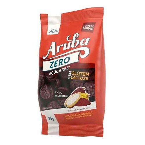 Biscoito Sabor Chocolate Zero Açúcar - Aruba - 80g Biscoito Sabor Chocolate Zero Açúcar - Aruba - 80g